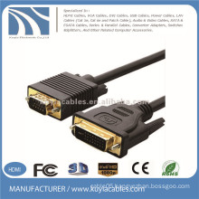 Gold Plated DVI-I to VGA 15-Pin Male/Male Video Cable 10Ft